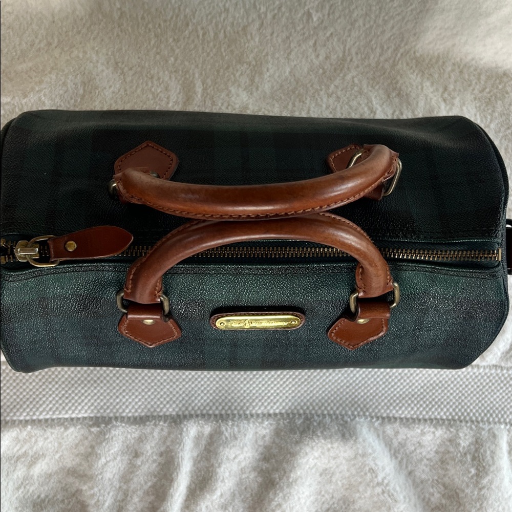 Vintage Polo Ralph Lauren Plaid Handbag - Picture 3 of 16